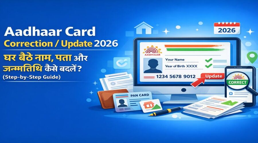 Aadhaar Card Correction Online 2026 process
