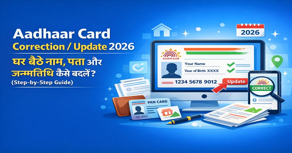 Aadhaar Card Correction Online 2026 process