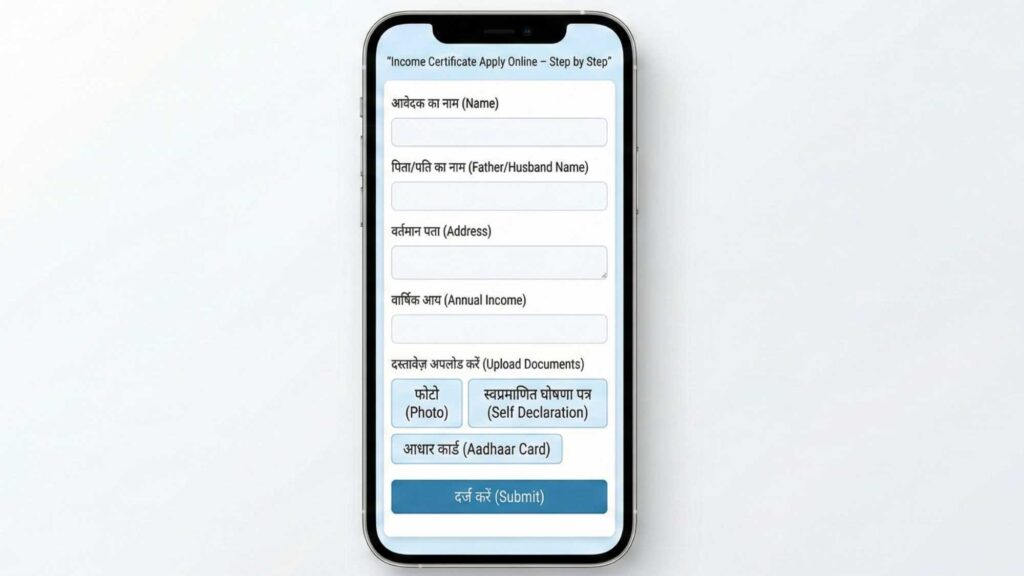 Income Certificate Apply Online 2026 step by step process edistrict up