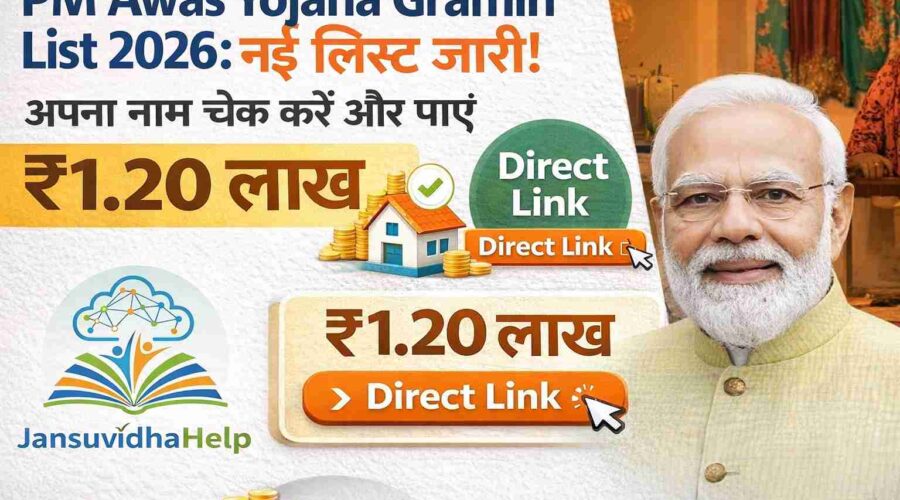PM Awas Yojana Gramin List 2026 new list check name and ₹1.20 lakh housing assistance