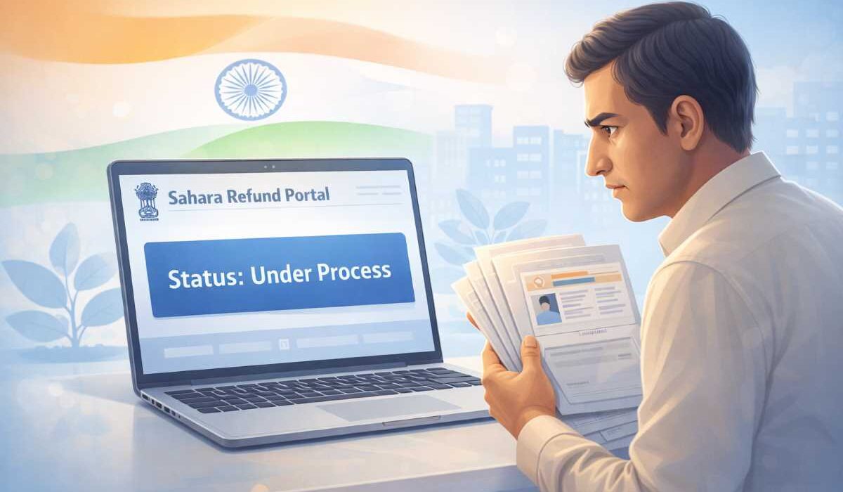 Sahara Refund Portal 2026 status under process claim verification