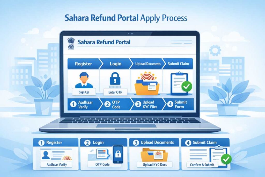 Sahara Refund Portal apply online step by step process