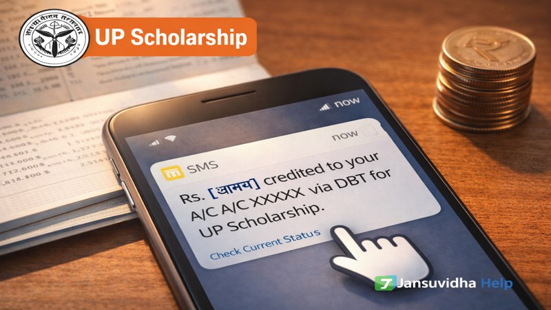 UP Scholarship payment SMS credited to bank account