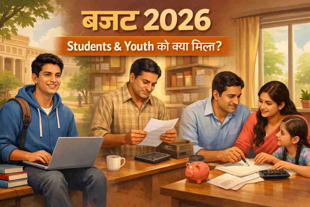 Budget 2026-27 में छात्रों, युवाओं और मिडिल क्लास के लिए नई योजनाएं – नौकरी, स्किल और एजुकेशन पर फोकस