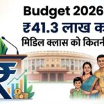 Union Budget 2026-27 में ₹41.3 लाख करोड़ का बजट – मिडिल क्लास, टैक्स और छात्रों को क्या राहत मिली